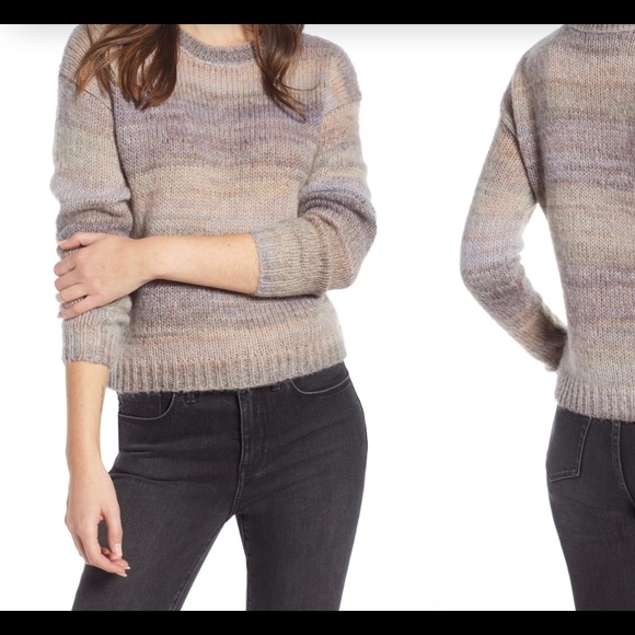 Something Navy Sweaters - Something Navy Muted stripe pullover